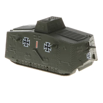1/100 vokietijos A7V Bakas pirmojo pasaulinio karo Sunkusis Panzer Armijos Transporto priemonės Modelio Vaikams Žaislas Dovana I Pasaulinio Karo Sunkusis Panzer Armijos Transporto priemonės Modelis