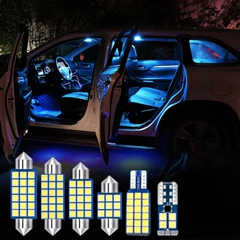 12v Automobilio, LED Lemputes, Interjero Lempa Kosmetinis Veidrodėlis Kamieno Šviesos 