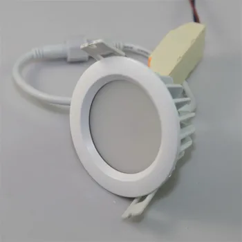 1pcs 15W LED Downlight Pritemdomi Vandeniui LED Embedded Lubų Lempa, Prožektorius Vonios Kambarį Anti-rūko žibintas 110V, 220V