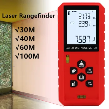 30M 40M 60M 100M Lazerinis nuotolio matuoklis Lazerinis tolimatis tipo juosta laser range finder statyti priemonė, prietaisas valdovas Didelio Tikslumo 40%nuolaida