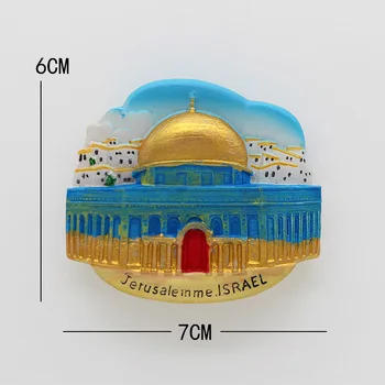 3D šaldytuvas magnetai, magnetinio šaldytuvas Romos Koliziejus Dubajus Slovakija, Izraelis Dubajus Italija turizmo suvenyras namų dekoro lipduko