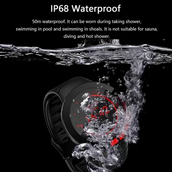 50m IP68 Profesinės Vandeniui Sporto Smart Watch Vyrų Plaukimo Žiūrėti Passometer Fitness Tracker Smartwatch 30 dienų Budėjimo režimas