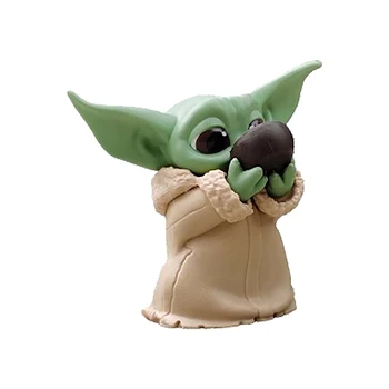 5vnt/Set Kūdikių Yoda Veiksmų Skaičius, Žaislai, 4-6cm Yoda Kūdikių Veiklos, Žaislų, Star Wars Yoda Figuras Vaikams Kalėdų Žaislas Dovanos