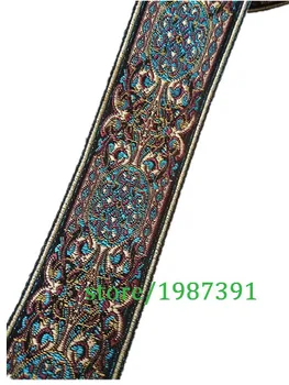 5yards/daug platus 4.5 cm, Austi Žakardinės juostos klasikinis dizainas totem už užuolaidų ir drabužių priedų LS-5943