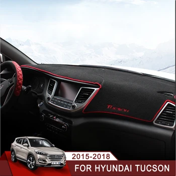 Automobilio prietaisų Skydelyje Išvengti Šviesos Padas Priemonė Platforma Stalas Padengti Kilimėlis Kilimai Hyundai Tucson 2016 2017 2018 LHD Priedų