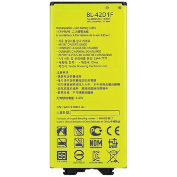 Baterijos BL-42D1F BL42dFor LG G5 G5 H831 G5 Lite H820 H830 H840 H848 Dual SIM H850 H860 H860N H868 LS992 RS988 VS987 2800mAh