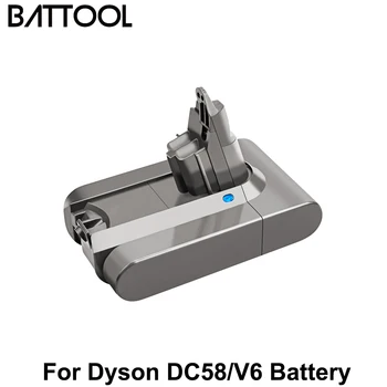 Battool 21.6 6.0 V Ah Už Dyson DC58 V6 Li-ion Baterijos Pakeitimo V6 DC61 DC62 DC72 DC58 DC59 Dulkių siurblys 965874-02 Baterija