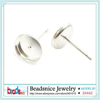 Beadsnice ID26462 925 sterlingas sidabro auskarai rankų darbo papuošalai moterims su earing atgal tilptų 7mm perlas