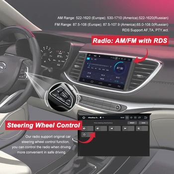 Bonroad Android 9.0 2Din Car DVD GPS Navigacija Corolla E120 BYD F3 Capacitive Ekraną, WIFI, 3G, USB Car Radio Vaizdo FM RDS