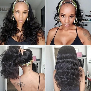 Brazilijos Headbang Perukai Žmogaus Plaukų Ir Kūno Banga Plaukų Perukas Moterų 150% Tankis Remy Įdomu Mergina Plaukų Perukai Natūralių Spalvų