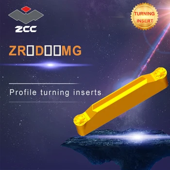 CNC tekinimo įrankiai įdėklai 10vnt/daug ZR-D-MG ZRED025-MG ZRFD padengtas įtvirtino karbido tekinimas plieno įdėklai nerūdijančio plieno sklastymas