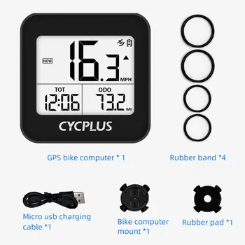 CYCPLUS Belaidžio Chronometras GPS Dviračio Kompiuterio Vandeniui IPX6 Dviračių Ridos Dviračių Priedų