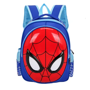 Disney Krepšys Berniukas ir Mergaičių Marvel Spiderman Kapitonas Amerika Super Herojus Užšaldyti Vaikams Kuprinę Pliušinis Anime ir animacinių filmų kuprinė