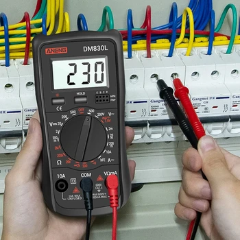 DM830L Skaitmeninis Multimetras 1999 Skaičiuoti Elektros tiekimo sutrikimai ar Tranzistorių DC/AC su Apšvietimu