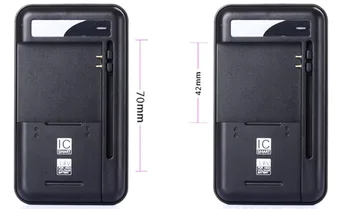 ES/JAV/AU/UK Desktop Cradle Mobiliojo Telefono Baterija, Įkroviklis+USB Duomenų Kabelis, Skirtas Wiko View/Lenny 4 Plus/Robby 2