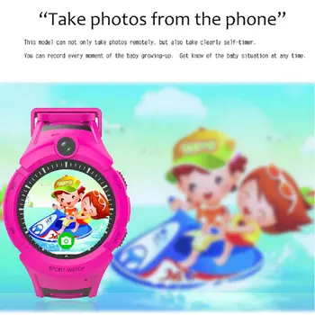 Greentiger Q360 GPS Vaikai Smart Žiūrėti vaizdo Kamera SOS Anti-Lost WIFI Vietą Vaiko smartwatch MonitorTracker kūdikių Laikrodis Vs Q50