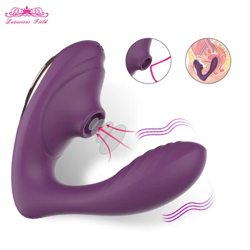 Gyvis Klitorio Čiulpti Vibratorius Dildo Moterims, Moteriška G Spot Klitorio Stimuliatorius Spenelių Gyvis pūlingas lyžis žaislas poroms