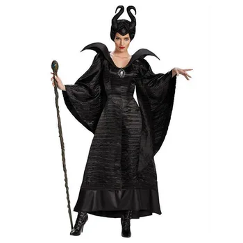 Helovinas Šalis Suaugusių Moterų Fantasia Seksualus Maleficent Kostiumas Miegančioji Gražuolė Blogio Ragana Cosplay Išgalvotas Suknelė