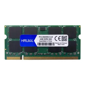 HRUIYL Atminties Ram DDR2 800MHZ 1GB 2GB 4GB 1.8 V Sodimm Sąsiuvinis High Performance PC2 6400S 200Pin Nešiojamas Memoria Klijuoti Naujas
