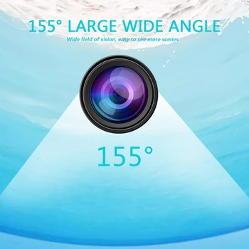 INQMEGA Originalus WIFI mažas mini Kamera, kamera 720P vaizdo CMOS Jutiklis Naktinio Matymo vaizdo Kamera Micro Kameros, DVR Judesio Diktofonas