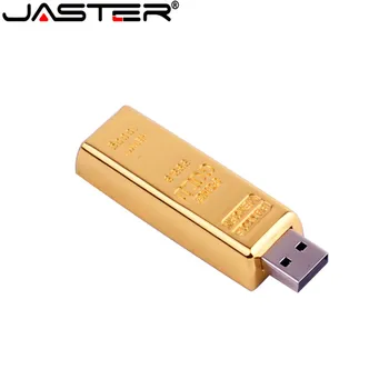 JASTER aukso usb flash drive, Memory stick baras pen 4GB 8GB 16GB 32GB 64GB pen U disko dovana