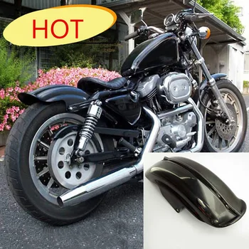 Juodas Sparnas Galinis Mudguard Anti-purvinas Motociklo Pakeitimo Aksesuaras Harley 883 Chopper Stiliaus Pakeitimo Dalis