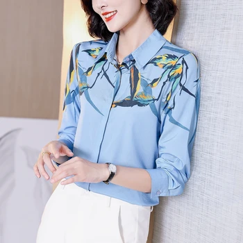 Korėjos Moterys Marškinėliai Moterims Ilgomis Rankovėmis Marškinėliai Moteris Gėlių Palaidinė Viršūnes Moteris Pr Palaidinės Viršų Plius Dydis Blusas Mujer De Moda 2020 M.