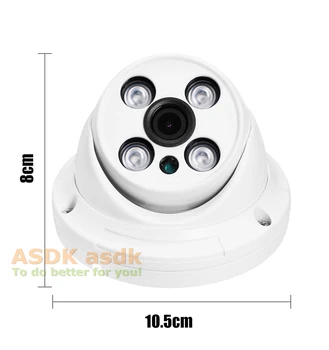 Lauko 4 Aarry LED IR 700TVL CCTV Naktinio Matymo Sony Effio-E CCD / CMOS Saugumo Kameros Vandeniui Analoginis Vaizdo Kamera