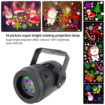 LED Kalėdų Žiburiai, Lauko Super Šviesus Modelis Sukasi Patalpų Snaigės Lazerių Projekcijos, Žibintai, Apdailos Lempos Disco Šviesos