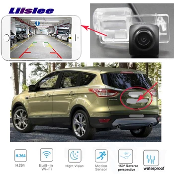LiisLee WIFI, Galinio vaizdo Kamera, Skirta Ford kuga Pabėgti 2013 2017 2018 MK2 Naktinio Matymo licenciją plokštelės Atsarginės belaidžio ryšio fotoaparatą