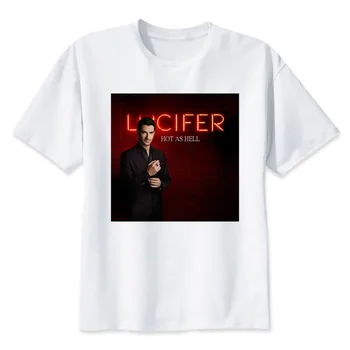 Liuciferis Karšto pardavimo 2019 m. vasaros vyrų t-shirt naujovė dizaino, prekės ženklo vyriški marškinėliai harajuku sporto viršūnės marškinėlius Q1868