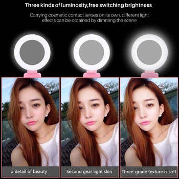 MAMEN 1.7 M Ištraukiamas Gyventi Trikojo Selfie Stick Paramos LED Žiedo šviesos Stendas Belaidžio 