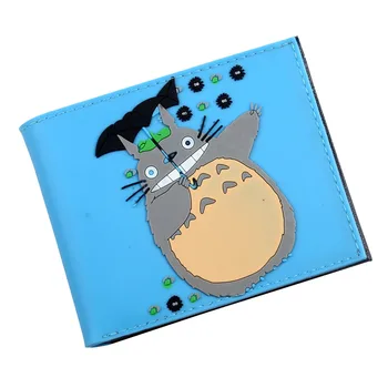 Mielas Totoro Silikono Trumpas Piniginė, asmens TAPATYBĖS Kortelė, Monetos Turėtojas Anime Piniginės