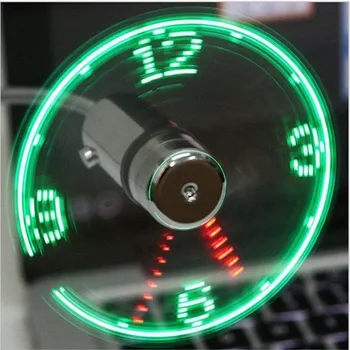 Mini mielas USB Ventiliatorius dalykėlių Lanksčia Gooseneck LED Laikrodis Kietas nešiojamojo KOMPIUTERIO, Nešiojamojo kompiuterio Ekranas aukštos kokybės patvarus Kolonėlė