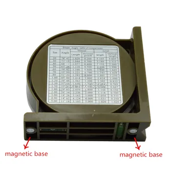Multi-funkcija Kampo Daviklis Inclinometer kampas lygio matuoklis Magnetinio Kampas Locator Matlankis su magnetu bazę ir gulsčiukas