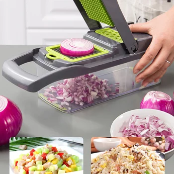 Multi-Purpose Daržovių Vaisiai Slicer Tarka 7 in 1 Cutter už Namų Virtuvėje Daržovių Įrankiai, E2S