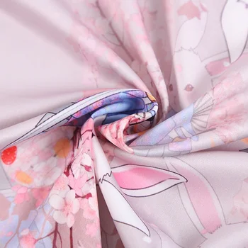 Mylb Animacinių filmų raštuoto Audinio Cherry Blossom Japonų Stiliaus Suknelė Audinio, Siuvimo Reikmenys, audinių