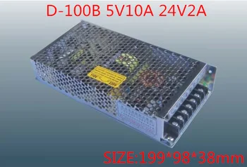 Nemokamas Pristatymas 100W MINI Dual Išėjimo impulsinis maitinimo šaltinis Išėjimo Įtampa 5V 24V AC-DC-D-100B