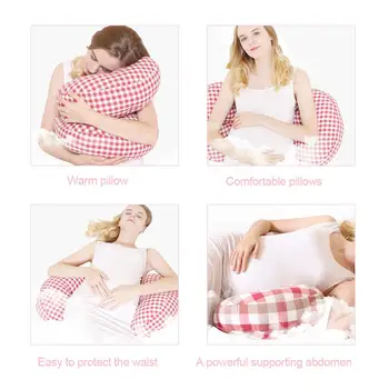Nėščia pagalvę juosmens pagalvę Pusėje Kabina подушка для беременных Multi-funkcija U-formos Motinystės Pagalvę Motinystės Juosmens Juostelę