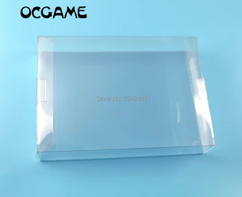 OCGAME 5vnt/daug Nintendo žaidimo dėžės Aišku, skaidrus DNE N64 Žaidimo dėžutės Raštas Atveju CIB žaidimai plastikinių PET Raštas