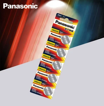 Panasonic Originalus 30pcs/daug cr 2032 Mygtuką Cell Baterijos 3V Monetos Ličio Baterija Žiūrėti Nuotolinio Valdymo Skaičiuoklė cr2032