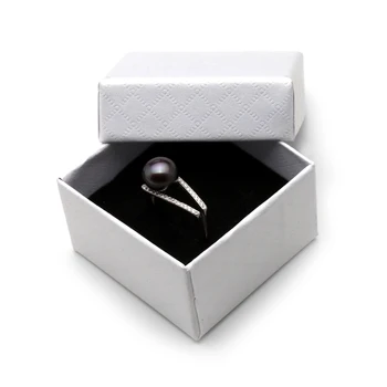 Realių gėlo vandens juodos spalvos natūralių perlų žiedas moterims,vestuvių 925 sterlingas sidabro reguliuojamas žiedo moteris