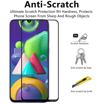 Screen Protector For Samsung M31 M51 M21 Galaxy A51 Stiklo A50 50 51 A71 A20 s A20E A31 A41 A21S A01 A70 A20S Apsauginis Stiklas