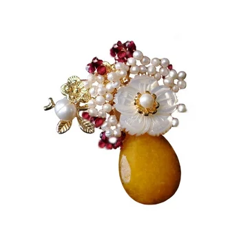 SINZRY naujų 2020 m. Gamtinių shell gėlavandenių perlų rankų darbo senovinių elegantiška sagė pin motinos skara sagtys madingi papuošalai dovana