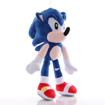 Sonic the Hedgehog 45cm Mėlyna Sonic Pliušinis žaislas Animacinių filmų anime Veiksmų skaičius, Pliušiniai Žaislai mielas berniukas, mergaitė gimtadienio dovana