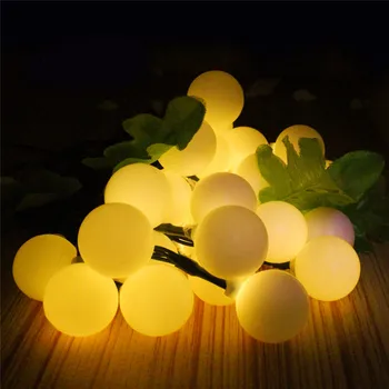 Spalvotų 50Leds saulės šviesos serijos vandeniui lauko kamuolys pasakų string Atostogų Kalėdos Sodas Vestuvių Namų puošybai LED eilutę