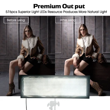 Spash FL1x3 Studija Šviesos Lanksti Rollable Audinio, LED Vaizdo Šviesos Skydelio Lemputė Nuotolinio Valdymo Photo Light 
