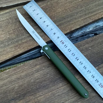 Sulankstomas peilis 440 Ašmenys nailono pluošto rankena guolių Medžioklės, žvejybos peiliai edc įrankiai