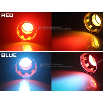 Universalus Automobilių Nerūdijančio Plieno Purškimo Įrenginys Lengvųjų Uodega Gerklės Išmetamųjų Raudona Mėlyna Led Modifikuotų Liepsnos Purškimo Šviesos Moduliatorius Stilius