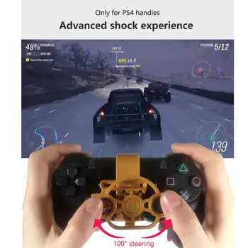 Už PS4 Žaidimų Lenktynių Rato 3D atspausdintas mini Automobilių vairo, Vairavimo Žaidimų Rankena pridėti PlayStation 4 PS4 valdytojas